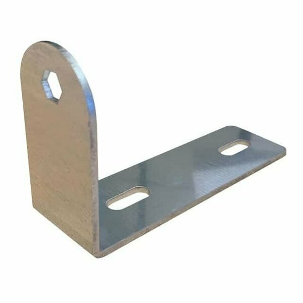 Ultimation Roller Bracket, Galvanized Steel for 7/16in Hex Axle, 1/2 Angle 190-BR